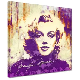 obrazy-30x30-marilyn-monroe-fioletowa