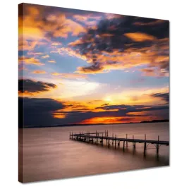 obrazy-30x30-most-jezioro-zachod