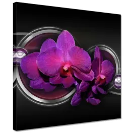 obrazy-30x30-fioletowa-orchidea