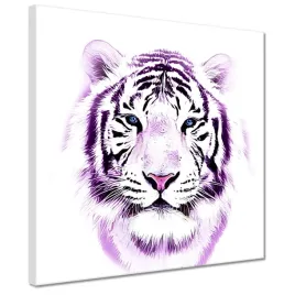 obrazy-30x30-delikatna-grafika-tygrys-na-bialym-tle-tiger