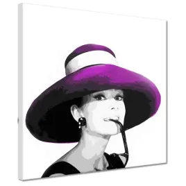 obrazy-30x30-audrey-hepburn-kapelusz