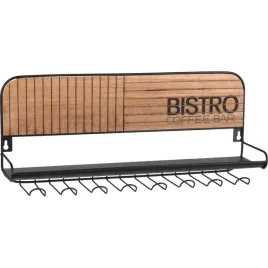 polka-z-haczykami-home-styling-collection-bistro-48x12x20-cm-czarno-brazowa