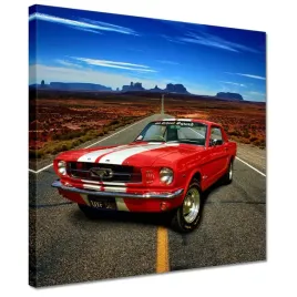 obrazy-30x30-czerwony-ford-mustang-usa