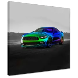 obrazy-30x30-teczowy-ford-mustang-usa