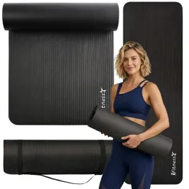 mata-do-cwiczen-joga-fitness-190x61x1-cm-gruba-antyposlizgowa-czarna