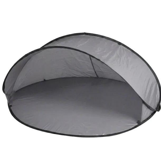 Namiot Plażowy samorozkładający POP-UP Filtracja UV 30+ 180 x 125 x 83 cm SZARY