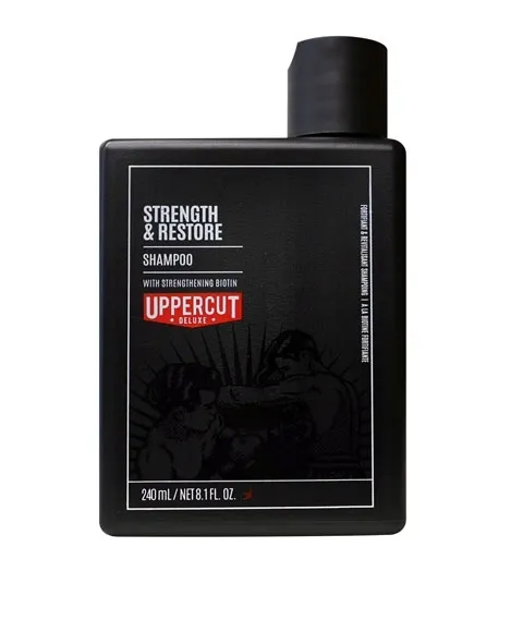 Uppercut Deluxe STRENGTH & RESTORE Szampon regeneracja i nawilżenie - 240ml