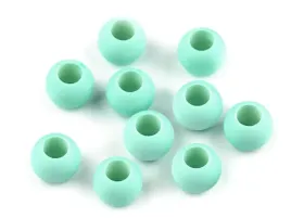 koraliki-plastik-duzy-otwor-mat-mietowy-10x12mm-6szt