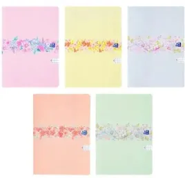 brulion-b5-96k-kratka-floral-5szt-oxford