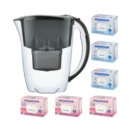 dzbanek-filtrujacy-aquaphor-amethyst-28-l-6-wkladow-3-3mg-czarny