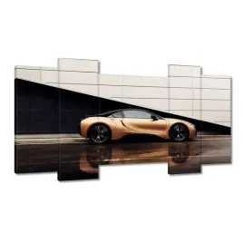obrazy-120x65-zlote-bmw-samochod-auto