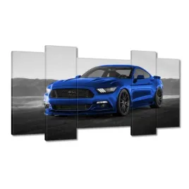 obrazy-120x65-niebieski-ford-mustang