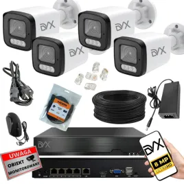 zestaw-kamer-x4-pt8l-monitoring-ip-poe-8mp-4k-uhd-rejestrator-p4ch-nvr