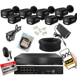 zestaw-kamer-x8-pt8lb-monitoring-ip-poe-8mp-4k-uhd-rejestrator-p8ch-nvr