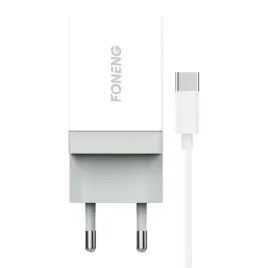 foneng-ladowarka-sieciowa-k210-2-1a-10w-1xusb-kabel-usb-c-bialy