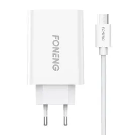foneng-ladowarka-sieciowa-eu43-10-5w-1x-usb-kabel-microusb-biala