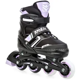rolki-regulowane-raven-helixi-black-violet-junior-led-34-37