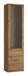 waska-witryna-fribo-50-x-200-cm-dab-ribbeck-zloty-meble-wojcik-3-szuflady