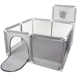 kojec-nicekids-szary-ze-stelazem-125-x-125-x-105-cm