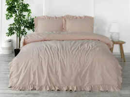posciel-200x220-pudrowa-rozowa-wykonczona-falbanka-camelio-roses