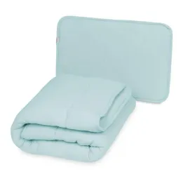koldra-135x100-poduszka-40x60-muslinowa-mietowa-muslin-komplet