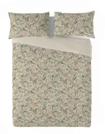 posciel-lniana-160x200-linen-06-liscie-bezowa-kolorowa-w-pudelku-matex