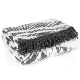 koc-bawelniany-akrylowy-220x240-akryl-stalowy-bialy-zebra-z-fredzlami