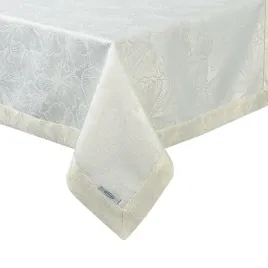 obrus-145x400-lilian-kremowy-zloty-kwiaty-zdobiony-kryza-oraz-zlota-nicia