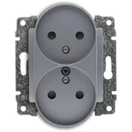 gniazdo-podwojne-vena-z-uziemieniem-bez-ramki-aluminium-524049