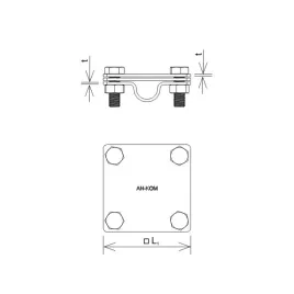 an-52d-og-zlacze-uziomowe-3-plytki-b-40mm-fi-18mm