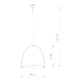 egg-black-m-zwis-1xe27-9022-dlugosc-wysokosc-150-cm