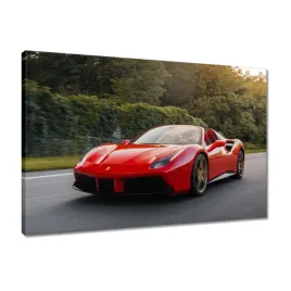 obrazy-60x40-czerwone-ferrari-droga