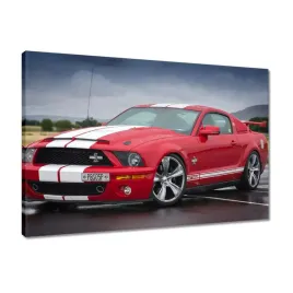 obrazy-60x40-czerwony-ford-mustang-usa