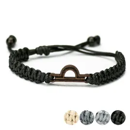 drewniana-bransoletka-znak-zodiaku-waga-merbau-pleciona