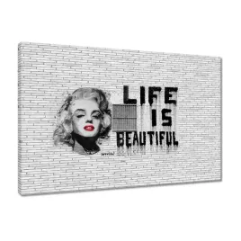 obrazy-60x40-banksy-life-is-beautiful