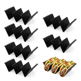 stojaki-na-taco-7szt-czarne-plastikowe-tacki-wielokrotnego-uzytku-zestaw-7x
