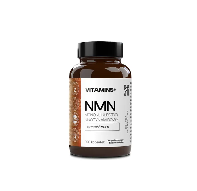 NMN Mononukleotyd nikotynamidowy ODCZYNNIKI CHEMICZNE 100kaps.x450mg czysto