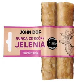 johndog-rurka-ze-skory-jelenia-2x15cm