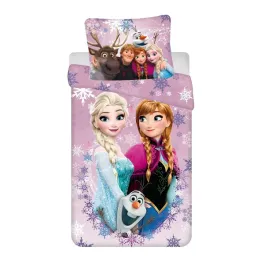 posciel-140x200-frozen-fioletowa-poszewka-70x90