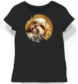 koszulka-damska-czarna-z-grafika-psa-shih-tzu-w-zlocie-i-bieli-xl