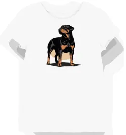 koszulka-damska-biala-z-nadrukiem-muskularnego-rottweilera-w-cieniu-xxl
