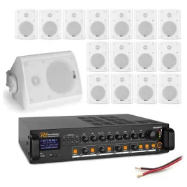 zestaw-bialych-glosnikow-nasciennych-16-x-4-bc40v-z-wzmacniaczem-4-strefo