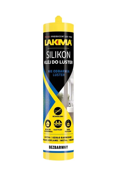 LAKMA SILIKONOWY KLEJ DO LUSTER SZKŁA 300ml