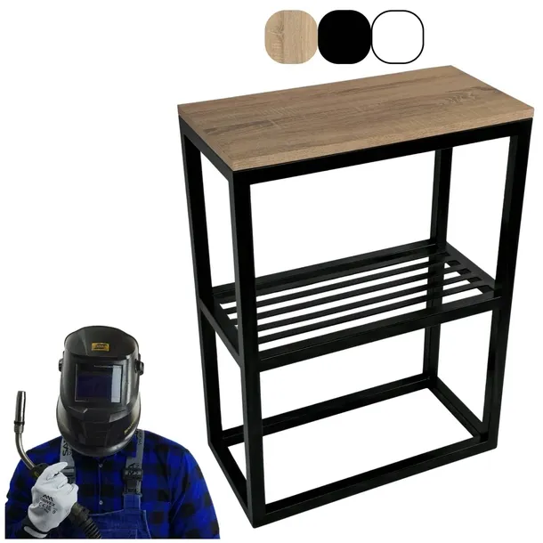 Stelaż pod akwarium 31x61x82cm szafka akwariowa LOFT stolik mocny stalowy