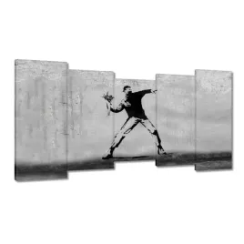 obrazy-150x80-banksy-miotacz-kwiatow