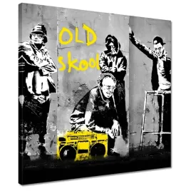 obrazy-40x40-banksy-old-school
