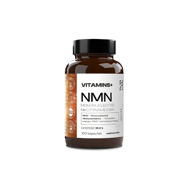NMN Mononukleotyd nikotynamidowy 100kaps.x450mg metabolizm, energia, stymul