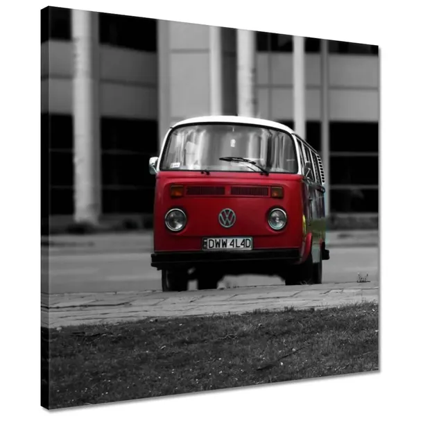 obrazy-40x40-czerwony-vw