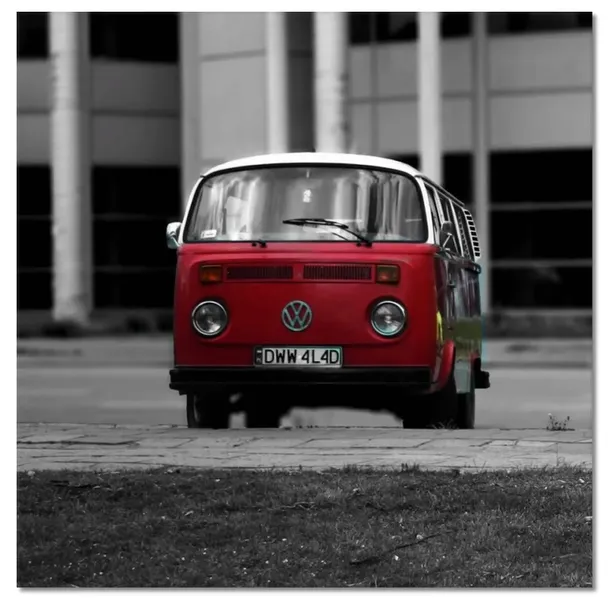 obrazy-40x40-czerwony-vw-stan-nowy