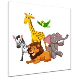 obrazy-40x40-usmiechniete-zwierzatka-safari